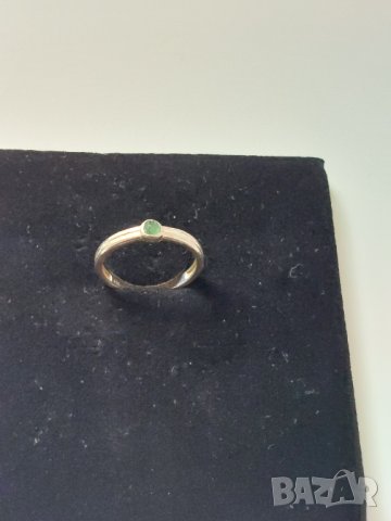 Сребърен пръстен с естествен камък 925, снимка 3 - Пръстени - 44336165