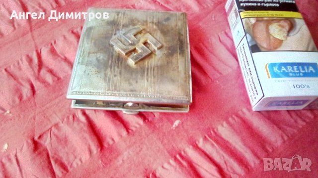 Трети райх метална табакера , снимка 4 - Колекции - 41377570