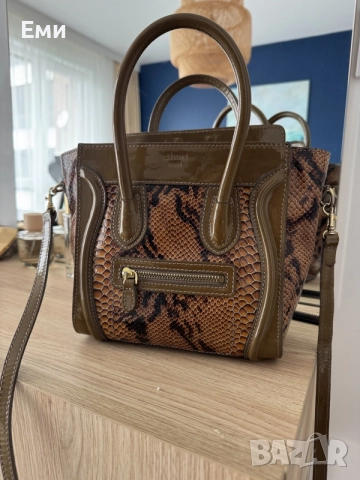 Дамска чанта тип Celine Nano Luggage (Реплика), снимка 3 - Чанти - 56266869
