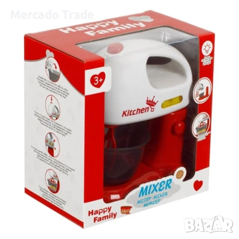 Детски миксер с купа Mercado Trade, Звук и светлини, снимка 2 - Електрически играчки - 52749950