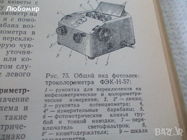 Фотометрический анализ - Москва 1968г., снимка 8 - Медицинска апаратура - 44242620