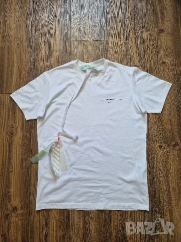 Страхотна мъжка тениска OFF WHITE  размер L / XL,нова с етикет, снимка 6 - Тениски - 51046985