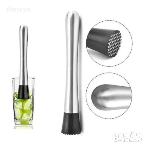 6416 Бар чукче Мъдлър за коктейли шейкър, снимка 4 - Аксесоари за кухня - 53559893