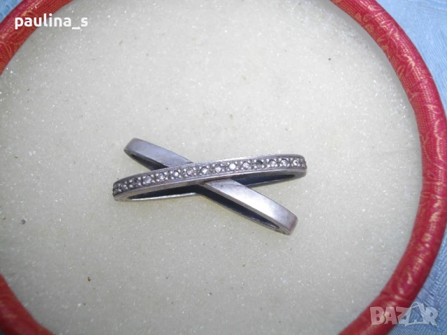 Винтидж / Два различни броя / Масивен дизайнерски медальон Цвете и "Nicolas" / проба 925 , снимка 7 - Колиета, медальони, синджири - 14652549