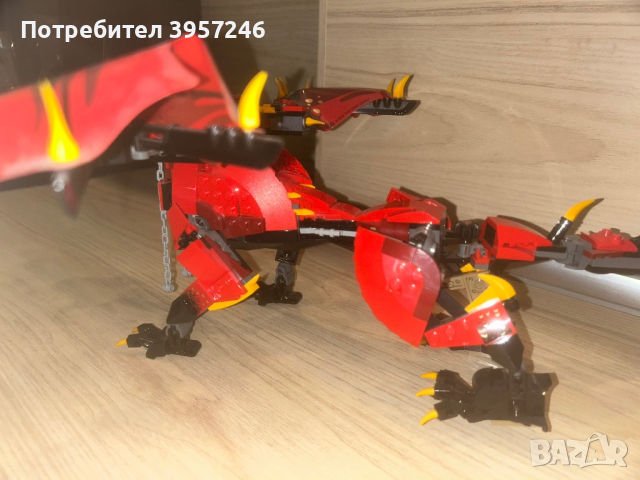 Lego ninjago червен дракон, снимка 3 - Конструктори - 44793276
