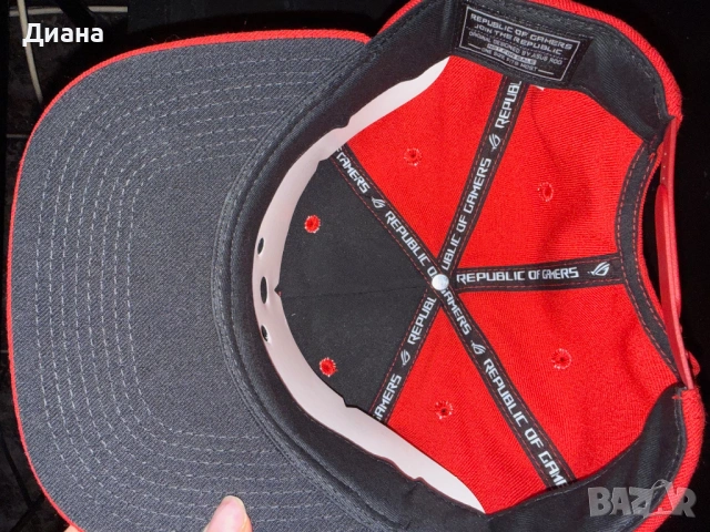геймърска шапка ASUS ROG Republic of Gamers, снимка 3 - Шапки - 53314649