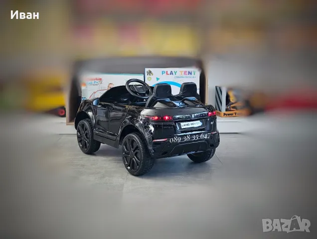 ТОП ЦЕНА!НОВО!Акумулаторен джип RANGE ROVER с 4Х4,12Vбатерия,EVA гуми,Bluetooth, снимка 8 - Детски велосипеди, триколки и коли - 47732573
