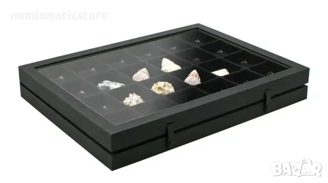 SAFE 5676 премиум витрина "Black Edition" за бижута и минерали