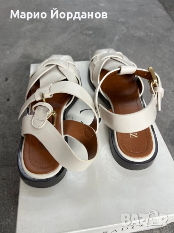 Сандали с каишки ZARA, снимка 2 - Сандали - 52214719