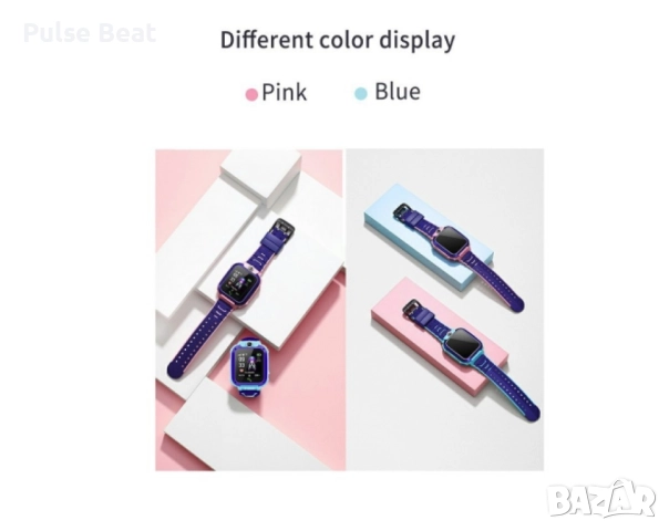 Водоустойчив детски 2G смарт часовник с вградена камера / Цветове - син, розов;, снимка 7 - Смарт часовници - 52045041