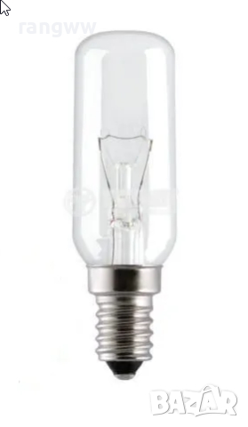 Обикновена лампа, Е14, 15 W, 230 V за хладилник и др.