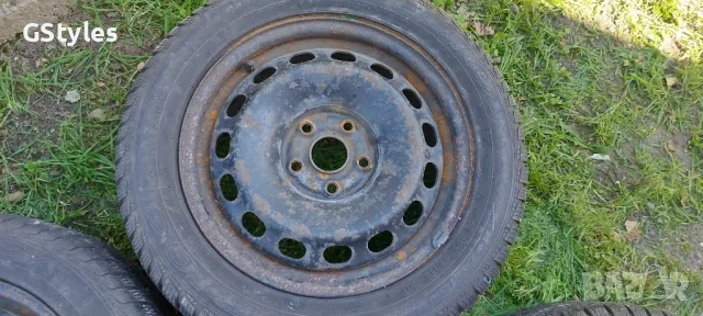 4бр  5х112 железни джанти 6jx16h2 ет 35 със зимни гуми 205/55/16, снимка 6 - Гуми и джанти - 47734842