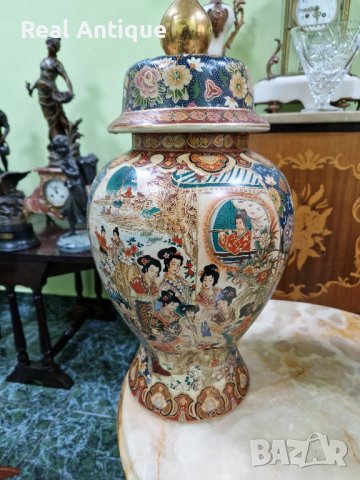 Топ - уникален чифт страхотни антикварни китайски порцеланови урни, снимка 2 - Антикварни и старинни предмети - 44491576