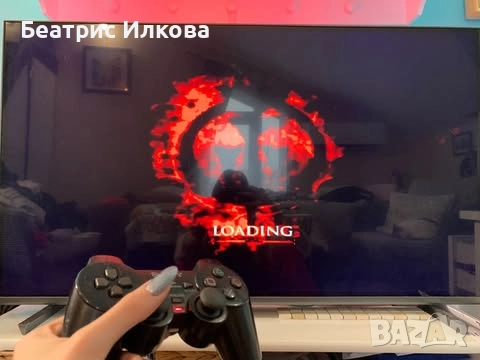 Playstation 2 - SCPH 75003 + адаптер PS2 към HDMI +2 игри В ОТЛИЧНО СЪСТОЯНИЕ, снимка 4 - PlayStation конзоли - 52870465