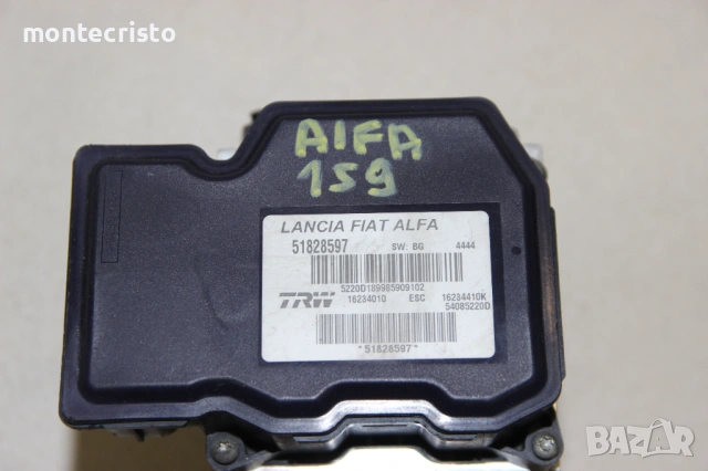 ABS модул Alfa Romeo 159 (2006-2011г.) 51828597 / 16234010 / 16234410K / 54085220D, снимка 2 - Части - 53673569