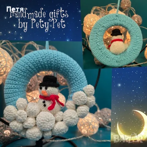 Коледен венец, снимка 2 - Декорация за дома - 48124326