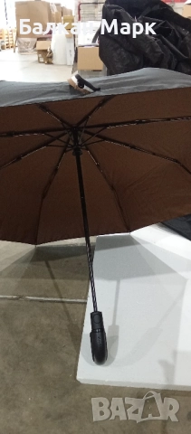 Сгъваем черен мъжки чадър Hugo Boss – ICONIC  нов продукт | Внос от Германия, снимка 4 - Други - 52572097