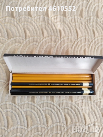 Нови оригинални моливи КОН-I- NOOR и Toison Do'R, снимка 2 - Ученически пособия, канцеларски материали - 52006043