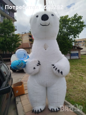 Голяма бяла мечка за Коледа, снимка 5 - Други - 52801716