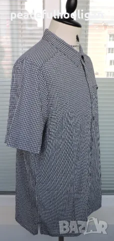 The North Face - оригинална мъжка карирана риза с къс ръкав за туризъм размер L, снимка 8 - Ризи - 48926278