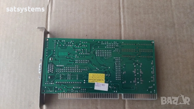 Видео карта TVGA Trident 9000C Protac VC511TM6 16-bit 512KB ISA, снимка 10 - Видеокарти - 53852002