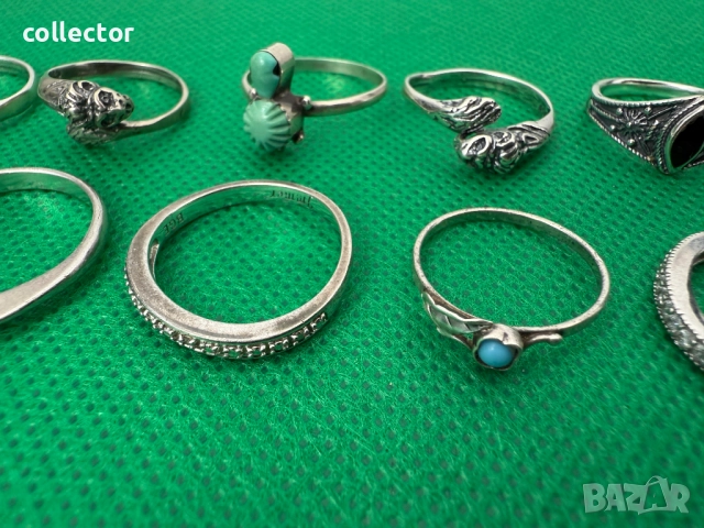 Сребърни пръстени от 20 до 25лв. №7442, снимка 11 - Антикварни и старинни предмети - 51943002