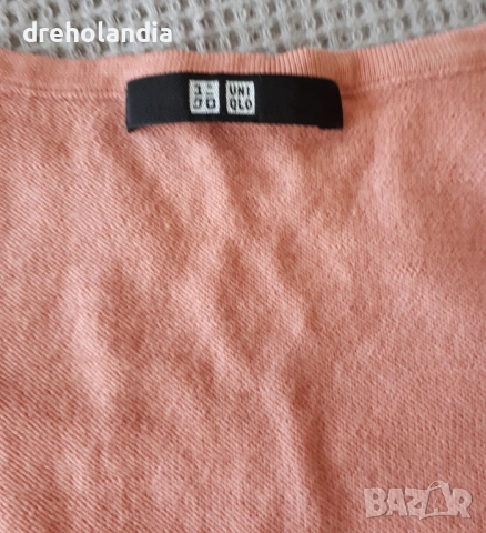  Блуза - пепел от рози - uniqlo  – М , снимка 2 - Блузи с дълъг ръкав и пуловери - 51736410