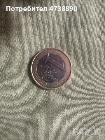 Супер рядка германска евро монета 1евро година 2004, снимка 4 - Колекции - 53487842