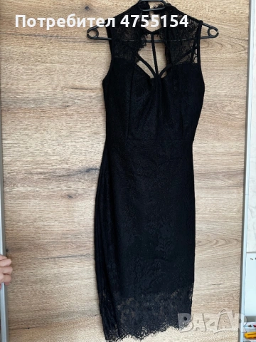Черна рокля ‘дантела’