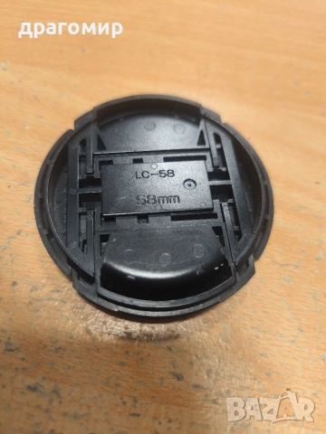 NIKON 58 мм капачка за обектив , снимка 3 - Обективи и филтри - 52611565