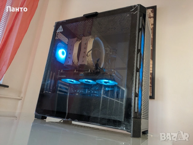 Мощен Компютър i5-14600KF, RX 7700XT 12GB, RAM 32GB, 2TB Памет, 1000W