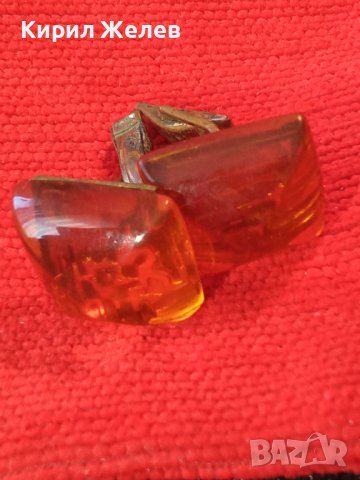 Старинни РУСКИ КЕХЛИБАРЕНИ БУТОНЕЛИ Бронзови с ПОЗЛАТА и Шлифован НАТУРАЛЕН БАЛТИЙСКИ КЕХЛИБАР 37698, снимка 4 - Антикварни и старинни предмети - 41389412