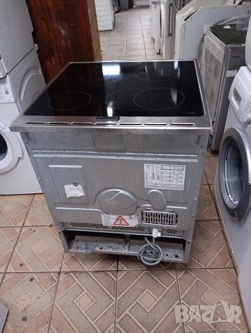 Иноксова свободно стояща печка с керамичен плот Бош Bosch Made in Germany 2 години Гаранция!, снимка 7 - Печки, фурни - 53516612