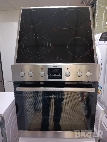 Иноксова печка за вграждане АЕГ Aeg с две години гаранция!