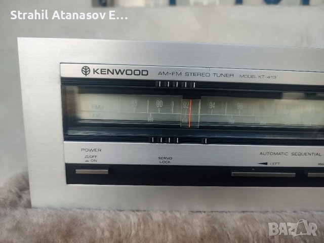 Kenwood KT-413 AM/FM Стерео Тунер , снимка 4 - Радиокасетофони, транзистори - 38644312