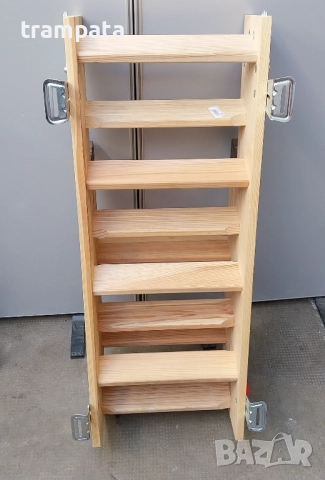 НАЙ ДОБРАТА ОФЕРТА НОВА Дървена сгъваема таванска стълба 2,5м , снимка 5 - Други инструменти - 52930054