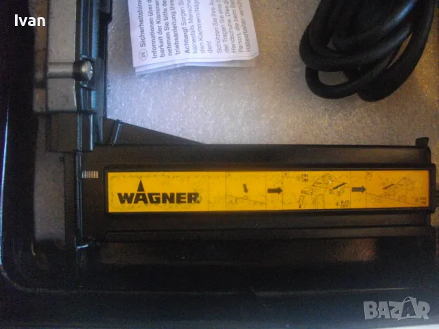 Немски оригинал 2в1 Електрически такер скоби 25мм и ел. длето за стружуване комплект WAGNER 0177, снимка 8 - Други инструменти - 47717671