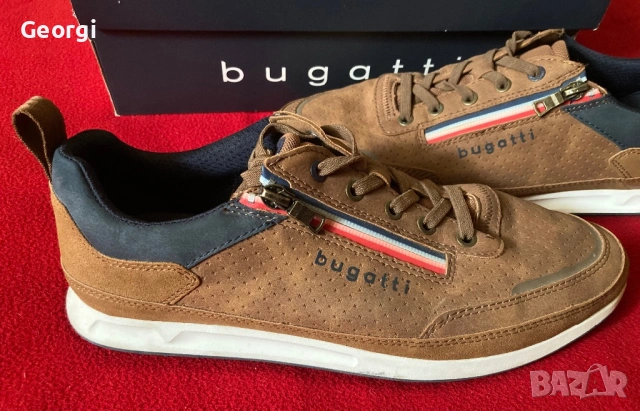 Bugatti Ross Cognac 42 Мъжки Обувки, снимка 2 - Маратонки - 53582528