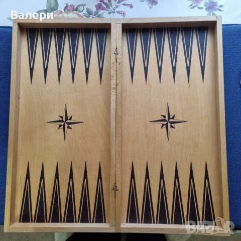 Класическа BG.Дървена табла от Соца, снимка 2 - Шах и табла - 52891874