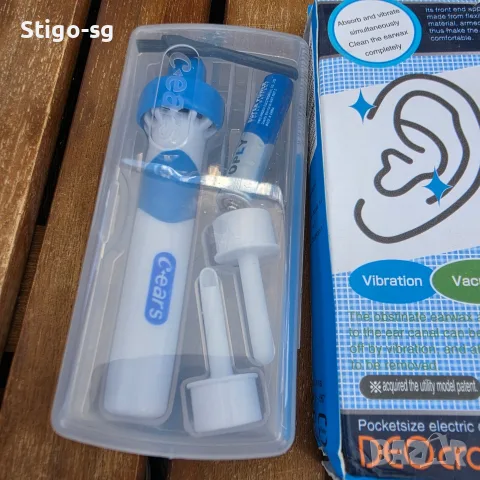 Електрически вакуумен уред за почистване на уши Deo Cross C-ears (Чисто нов), снимка 2 - Козметични уреди - 55978910