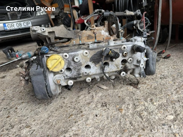 цял гол двигател  за Fiat Stilo 1.6i бензин цена 200 евро за всичко което е по него , другите части , снимка 10 - Части - 53649235