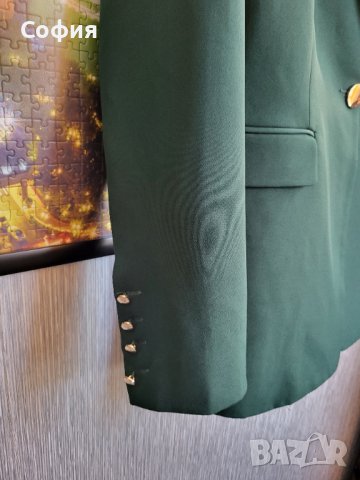 Маслено зелено сако XOXO, снимка 4 - Сака - 38763155