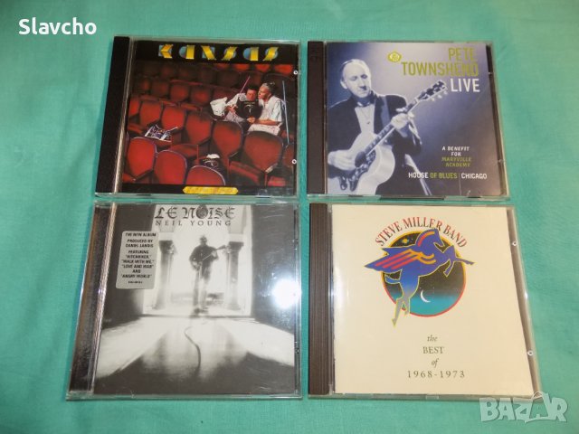 Дискове на - Pete Townshend Live/ Neil Young / Steve Miller Band–The Best Of , снимка 1 - CD дискове - 39568221