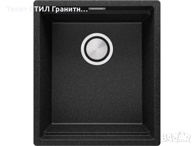 Кухненска Мивка от гранит модел Прага 45 Премиум 410 x 470 мм - графит, снимка 4 - Други - 40724827