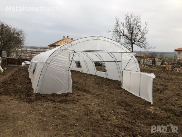 Оранжерии “Металконструкт97” / Оранжерия с Израелски полиетилен.(4,6,8 метра ширини), снимка 10 - Оранжерии - 43818072