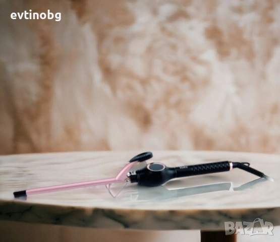 Маша за коса Voltz, 38W, Турмалинов кристал покритие, 200°C , Черен, снимка 6 - Маши за коса - 53798344