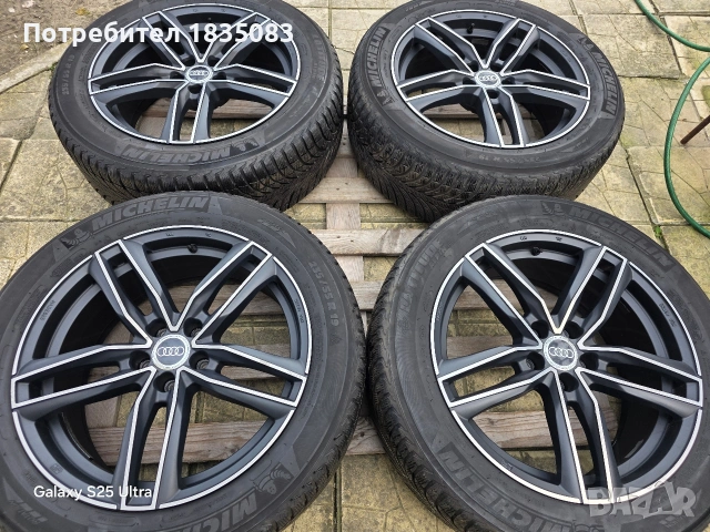 Лети джанти 19ки 5х112 O.Z.Racing Audi + зимни гуми 235/55/19 Michelin, снимка 3 - Гуми и джанти - 53757397