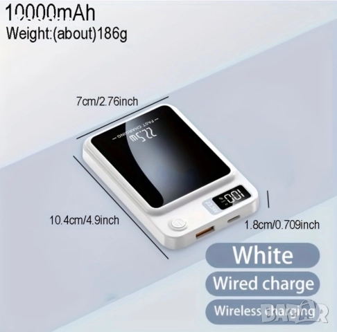 Външна батерия 10000mAh, снимка 2 - Външни батерии - 52003769