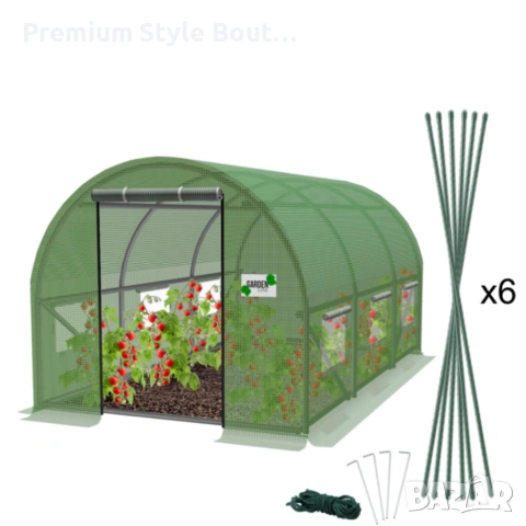 Компактна оранжерия - професионална защита и идеални условия за вашите култури - 3 х 2 х 2м, снимка 10 - Други стоки за дома - 53592812