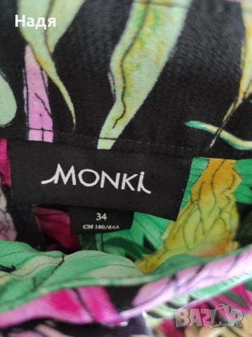 Дамски панталон Monki, снимка 3 - Панталони - 50685351